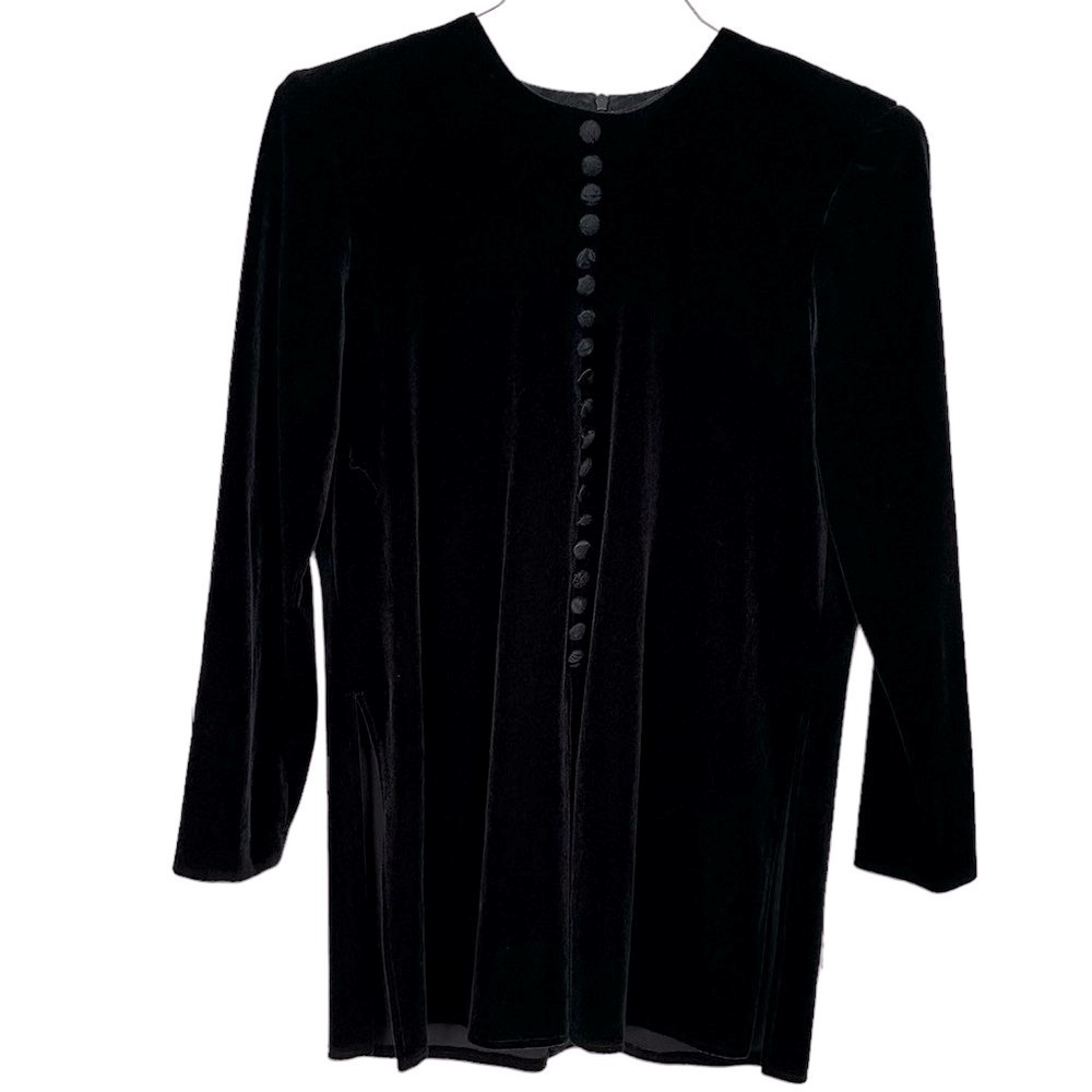 JBS Vintage Blouse Black Velvet  8P